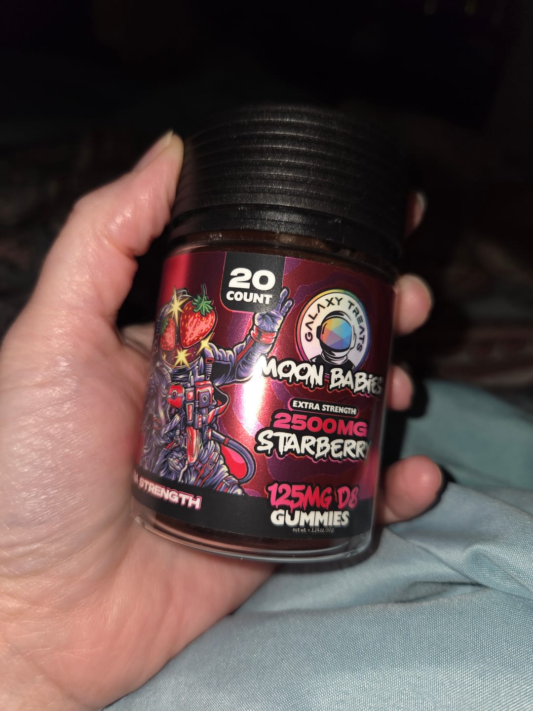 Customer photo review of Starberry D8 Extra Strength Gummies