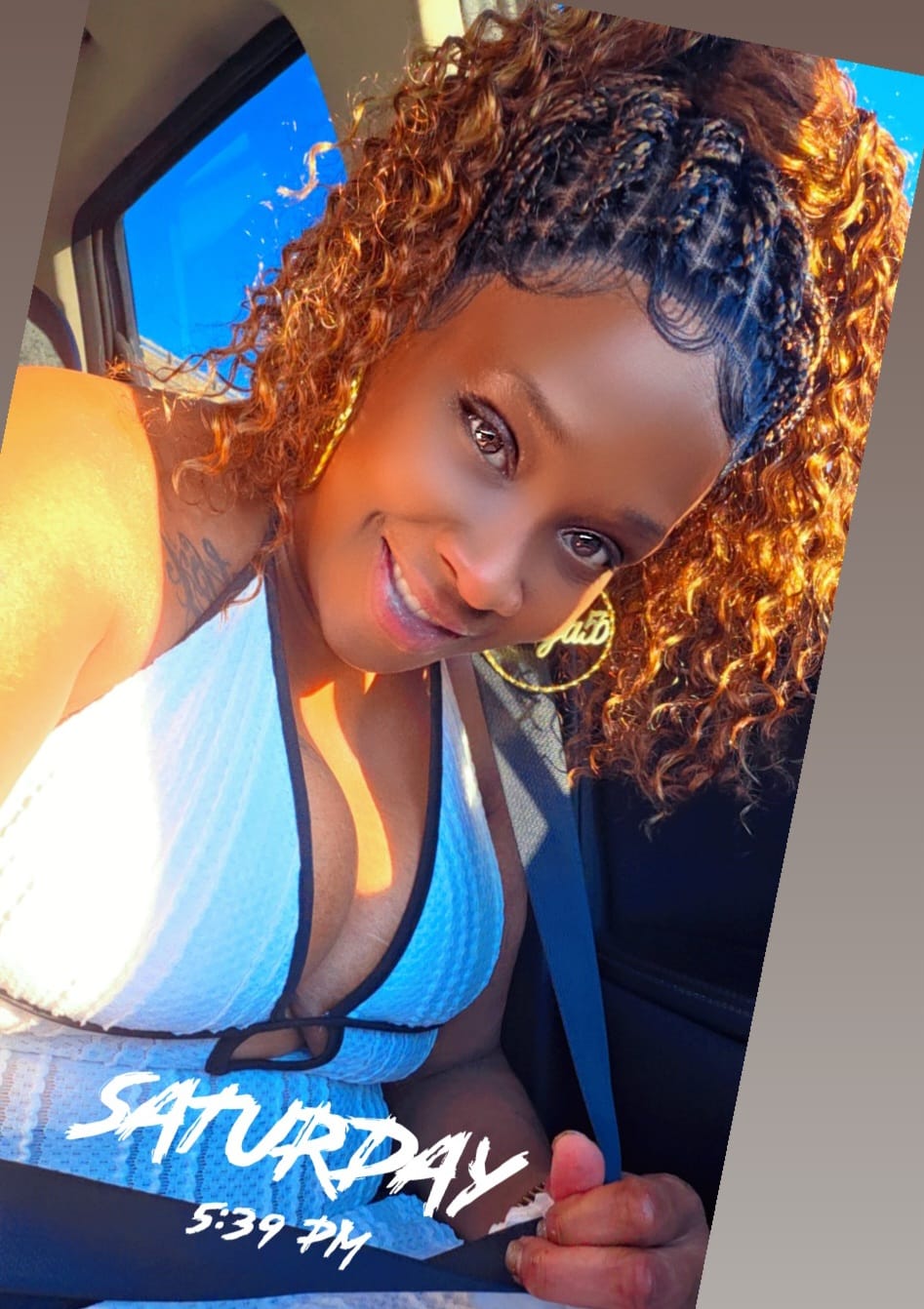Customer photo review of Bohemian curls wig