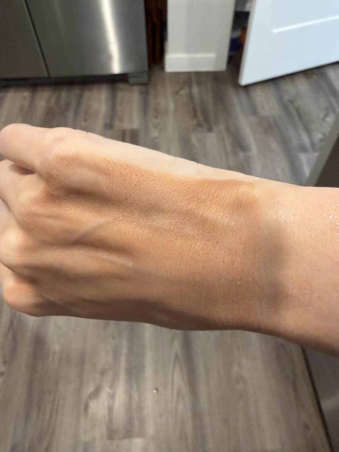 Customer photo review of TrueTone CC Serum