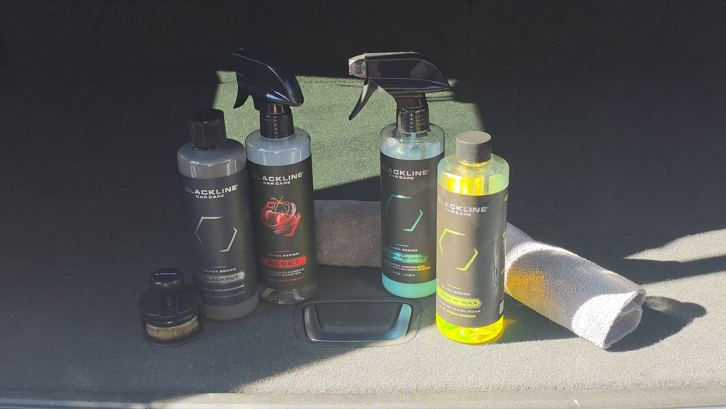 Customer photo review of BLACKLINE® RESET INTERIOR CLEANER & SCENT BOOSTER