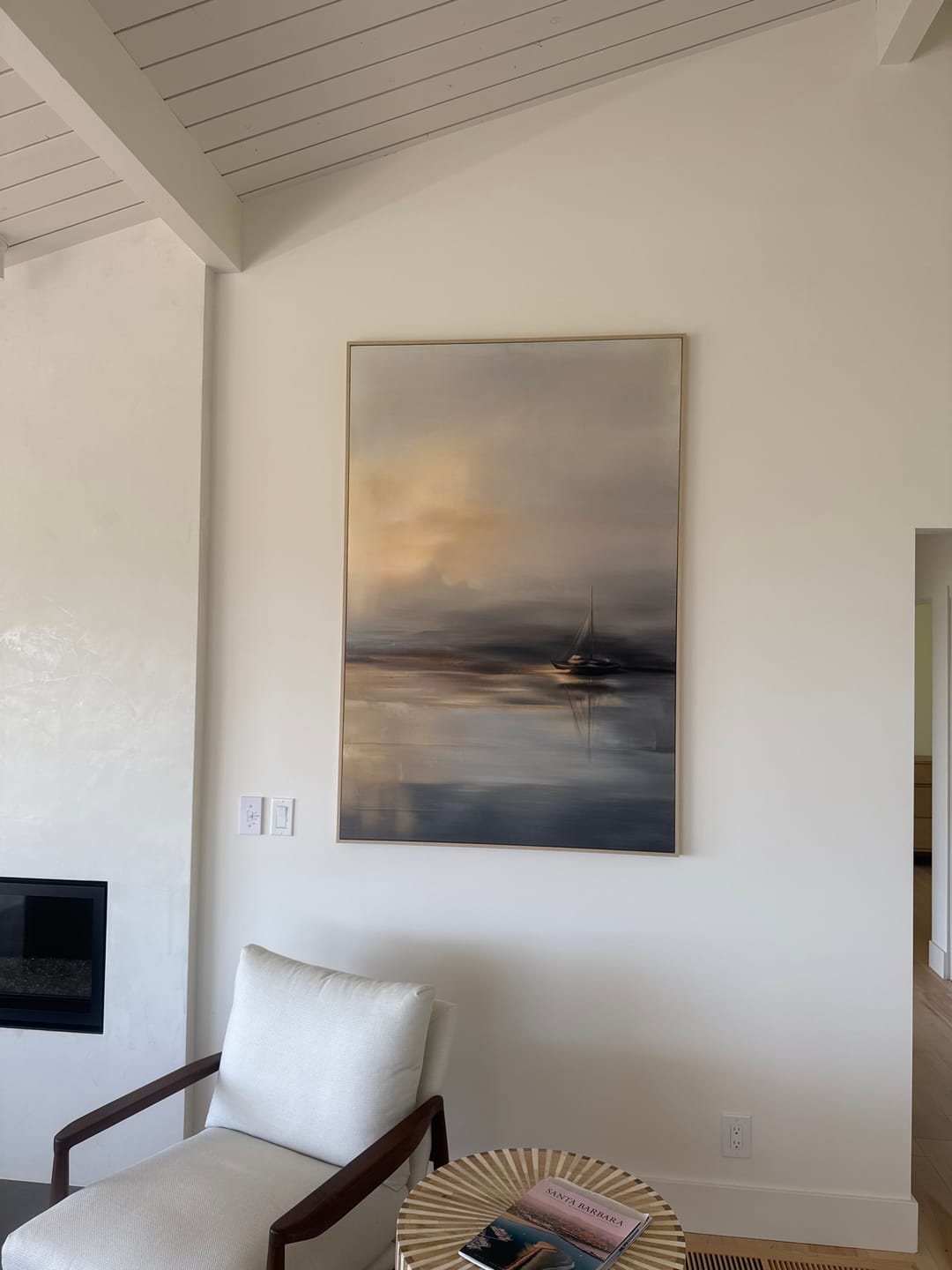 Customer photo review of Ocean And Sky Abstract Wall Art #OS080