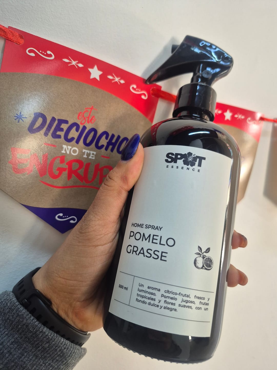 Customer photo review of Home Spray Pomelo Grasse Black 500ml