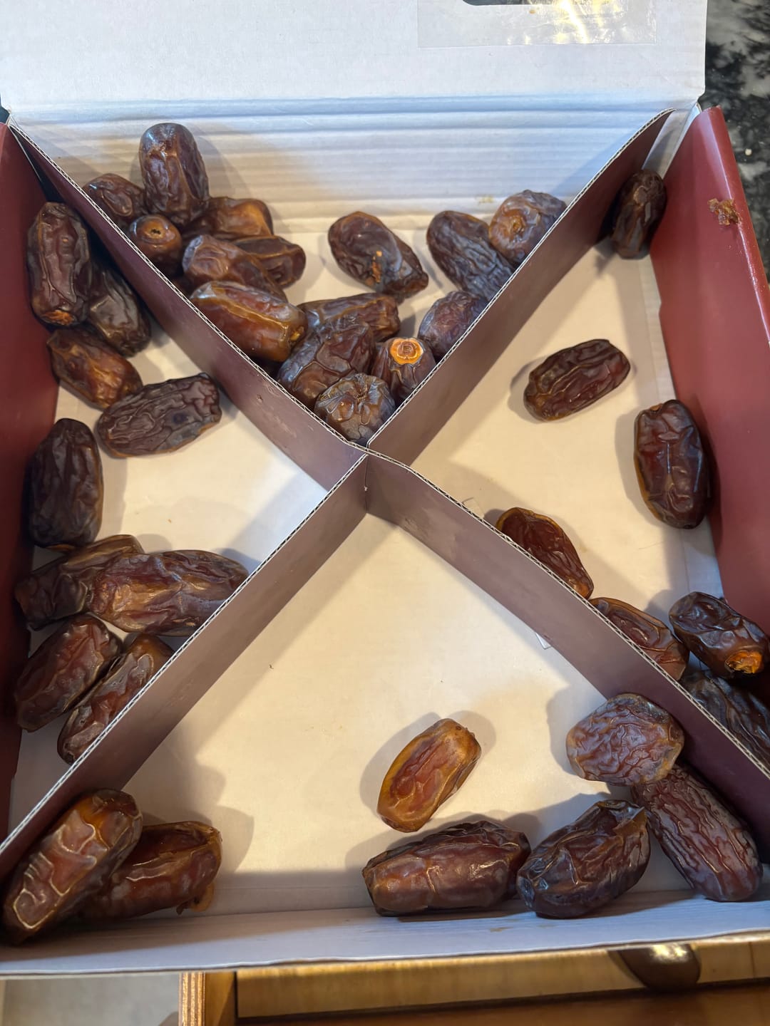 Customer photo review of Fancy Tight-Skinned Medjool Dates (PREORDER SHIPS MID SEPTEMBER)