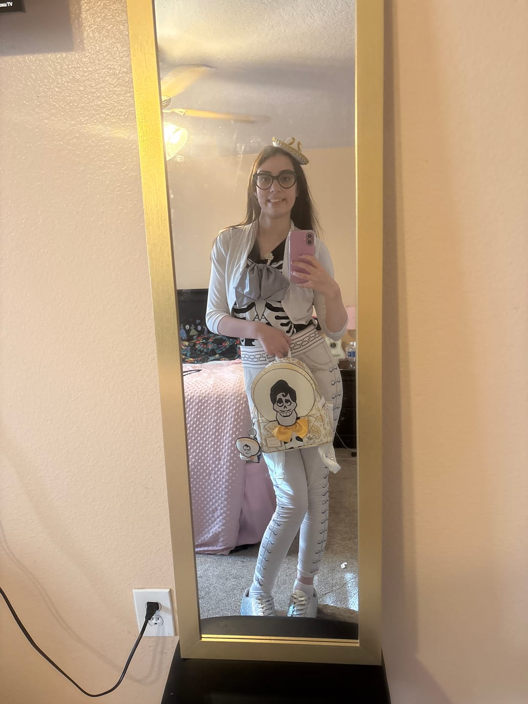 Customer photo review of Loungefly Disney Villains Pixar Coco Ernesto Cosplay Mini Backpack - 707 Street Exclusive