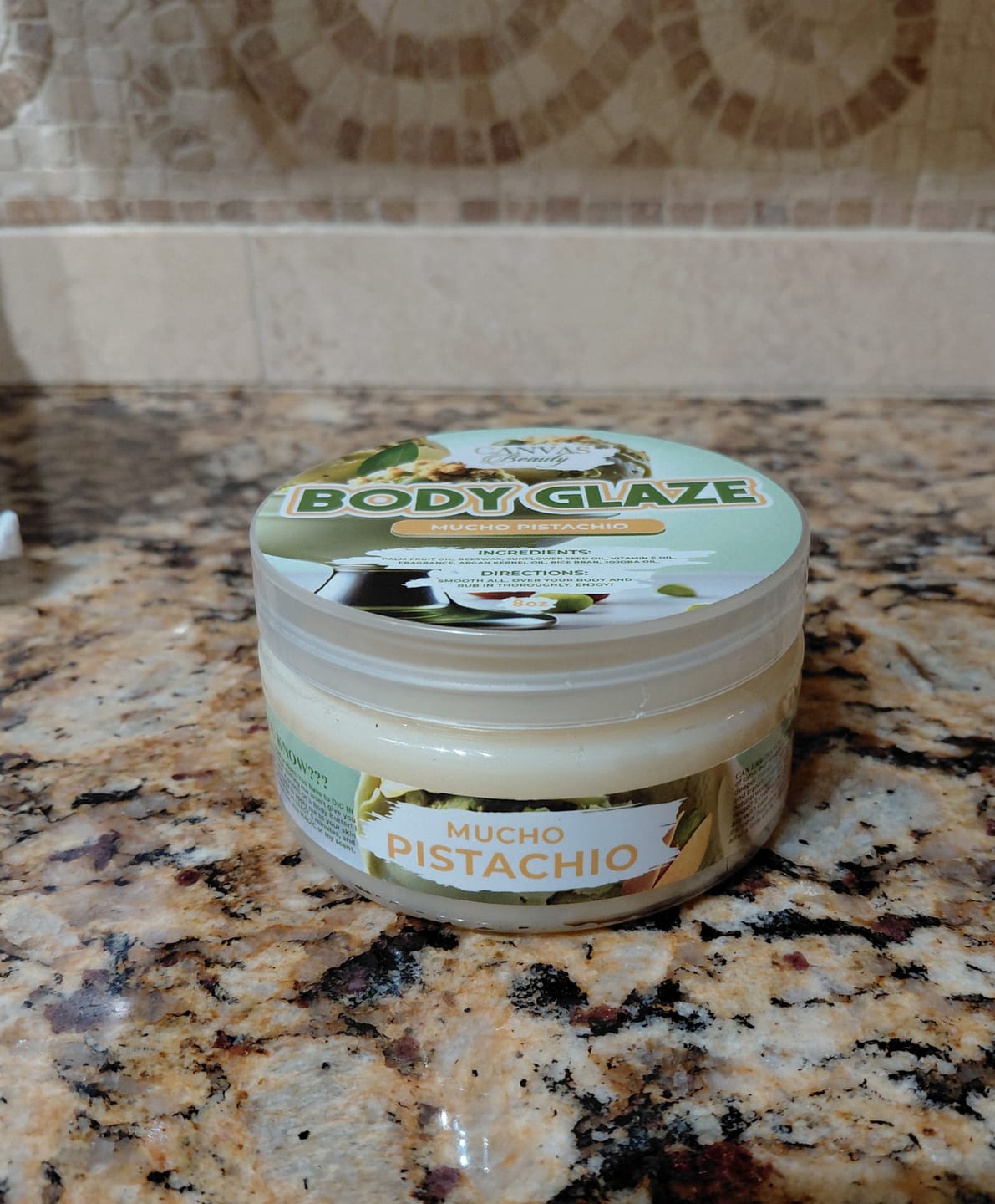 Customer photo review of (NEW) BODY GLAZE: MUCHO PISTACHIO