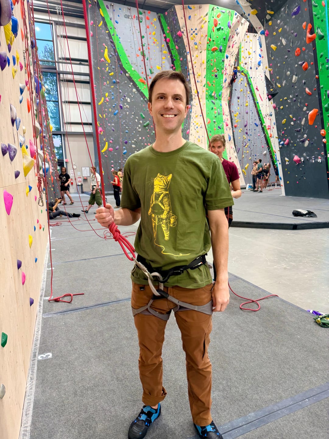 Customer photo review of Cat Climb Tee