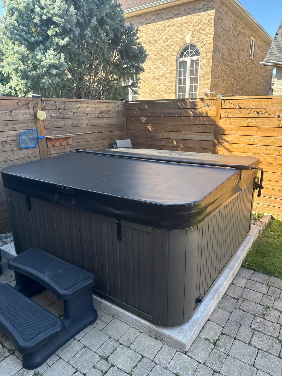 Customer photo review of Custom Spa Cover
