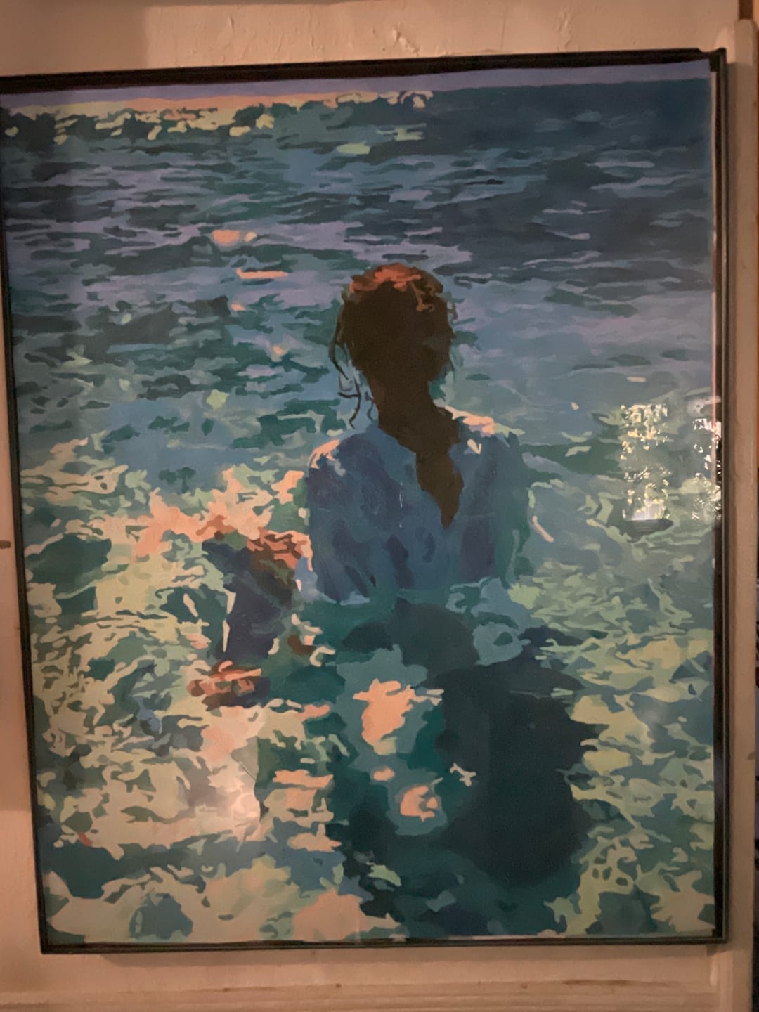 Customer photo review of Saltwater Serenity | Paint by Number
