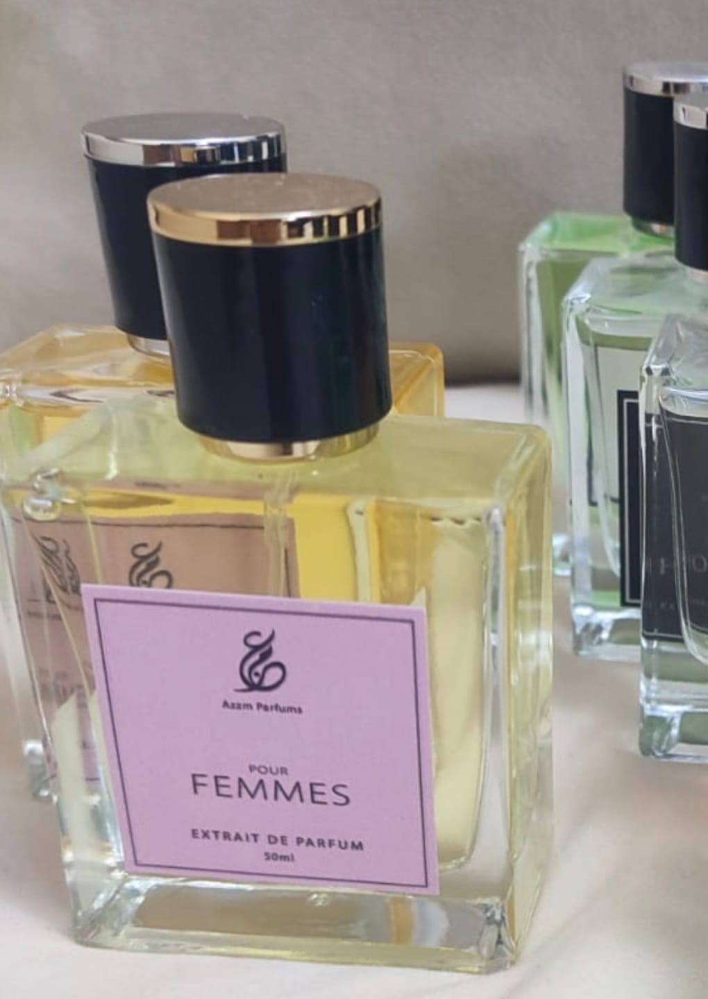 Customer photo review of Pack AZZM – 3 PARFUMS AU CHOIX
