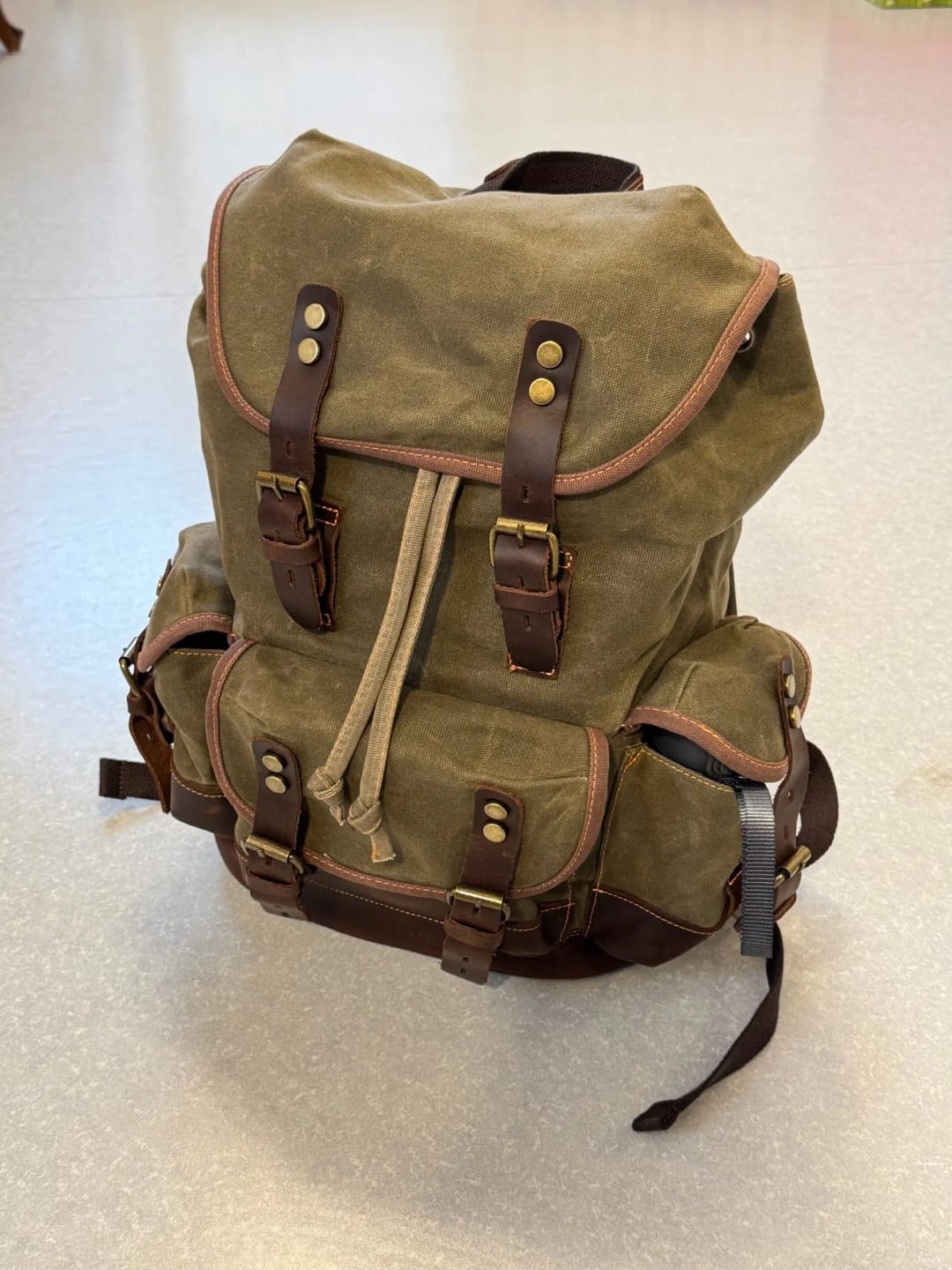 Customer photo review of Canvas Outdoor Rucksack