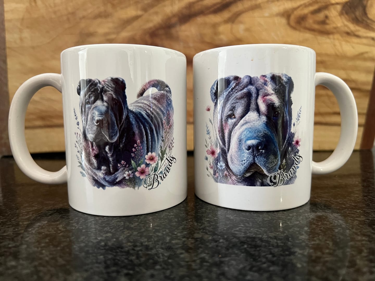 Customer photo review of Personalised Mug - Watercolour