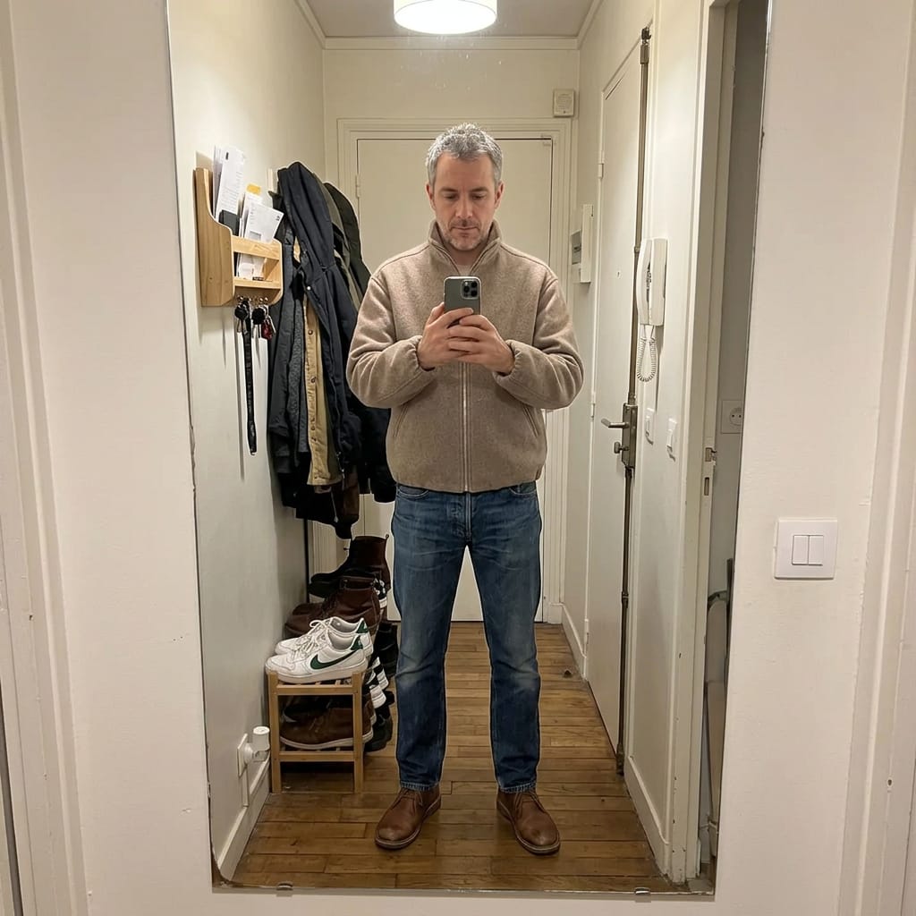Customer photo review of Doppel Reißverschluss Businessjacke