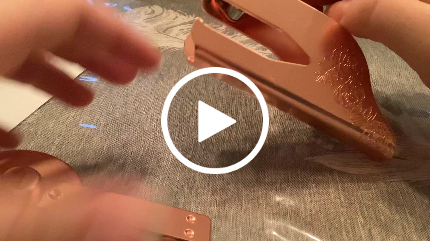 Customer video review of Custom Embosser