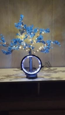 Customer photo review of FuAttract Calm Harmony & Serenity Amethyst Crystal Night Lamp Three Color Modes Eye Protection