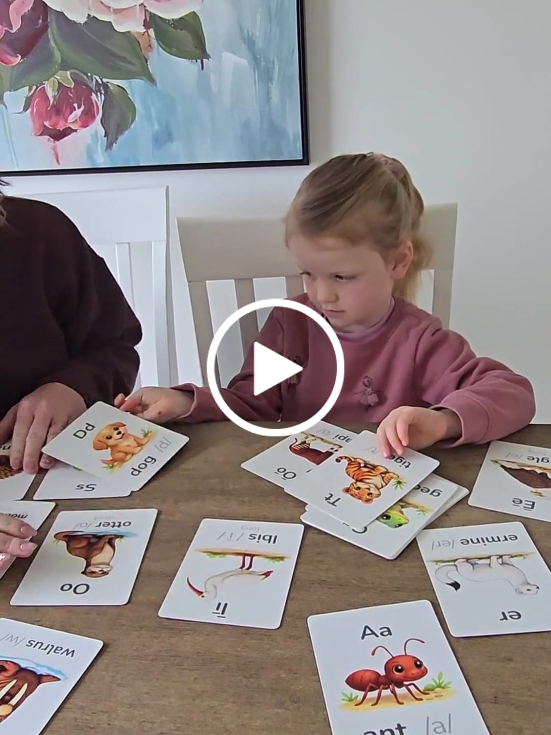 Customer video review of Phonics Flash Cards