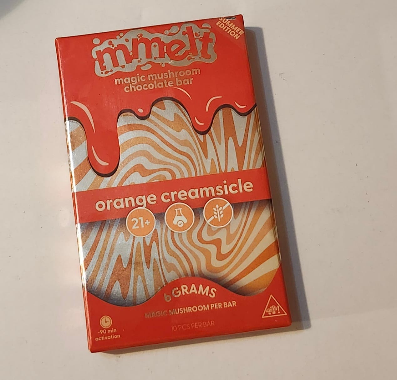 Customer photo review of Mushroom Chocolates