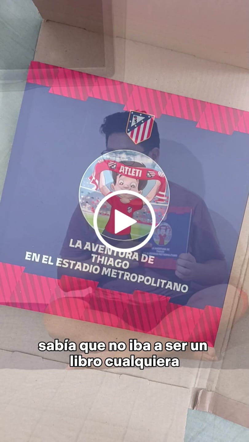 Customer video review of Atlético de Madrid Personalised Book