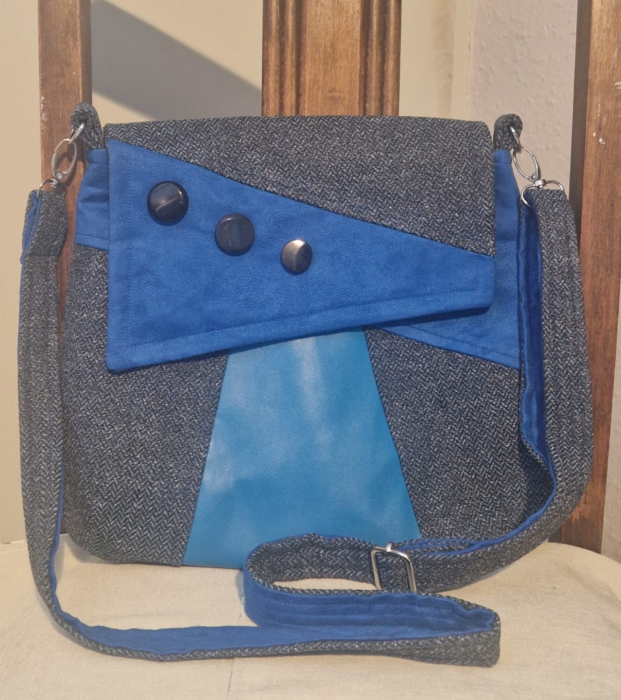 Customer photo review of Plain Faux Suede Fabric