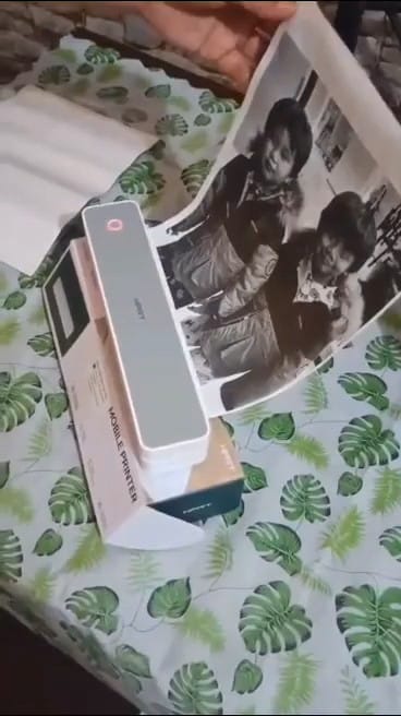 Customer photo review of 🖨️ HPRT INKLESS PORTABLE A4 THERMAL PRINTER