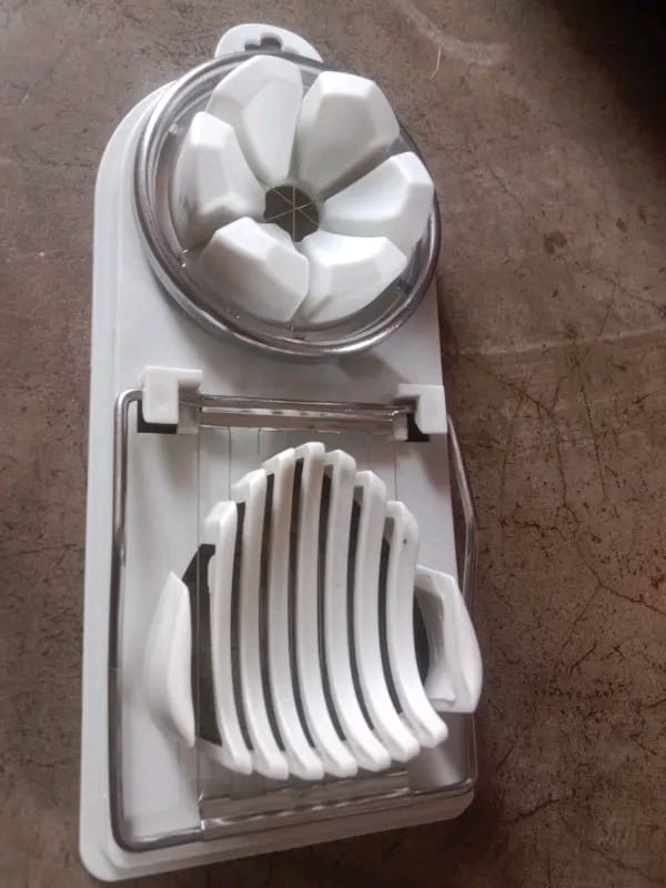 Customer photo review of Dual Boiled Egg Slicer with Stainless Steel Wires | Multi-Functional Kitchen Cutter