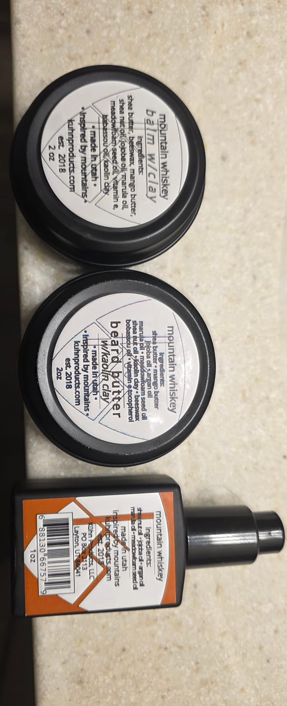 Customer photo review of Beard Butter with Kaolin Clay – Sensitive Skin, Natural, 2oz