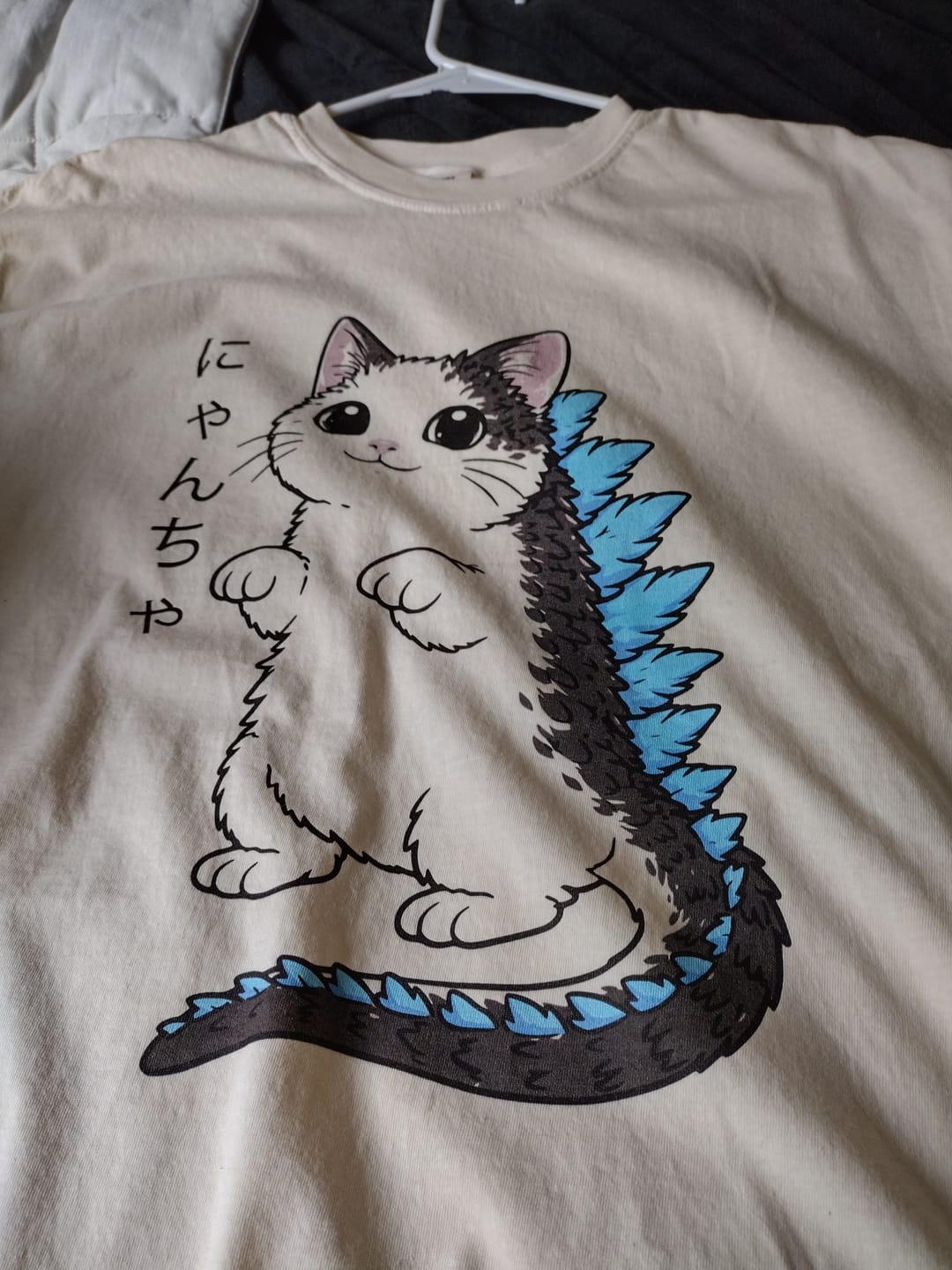 Customer photo review of Meowschevious T-Shirt