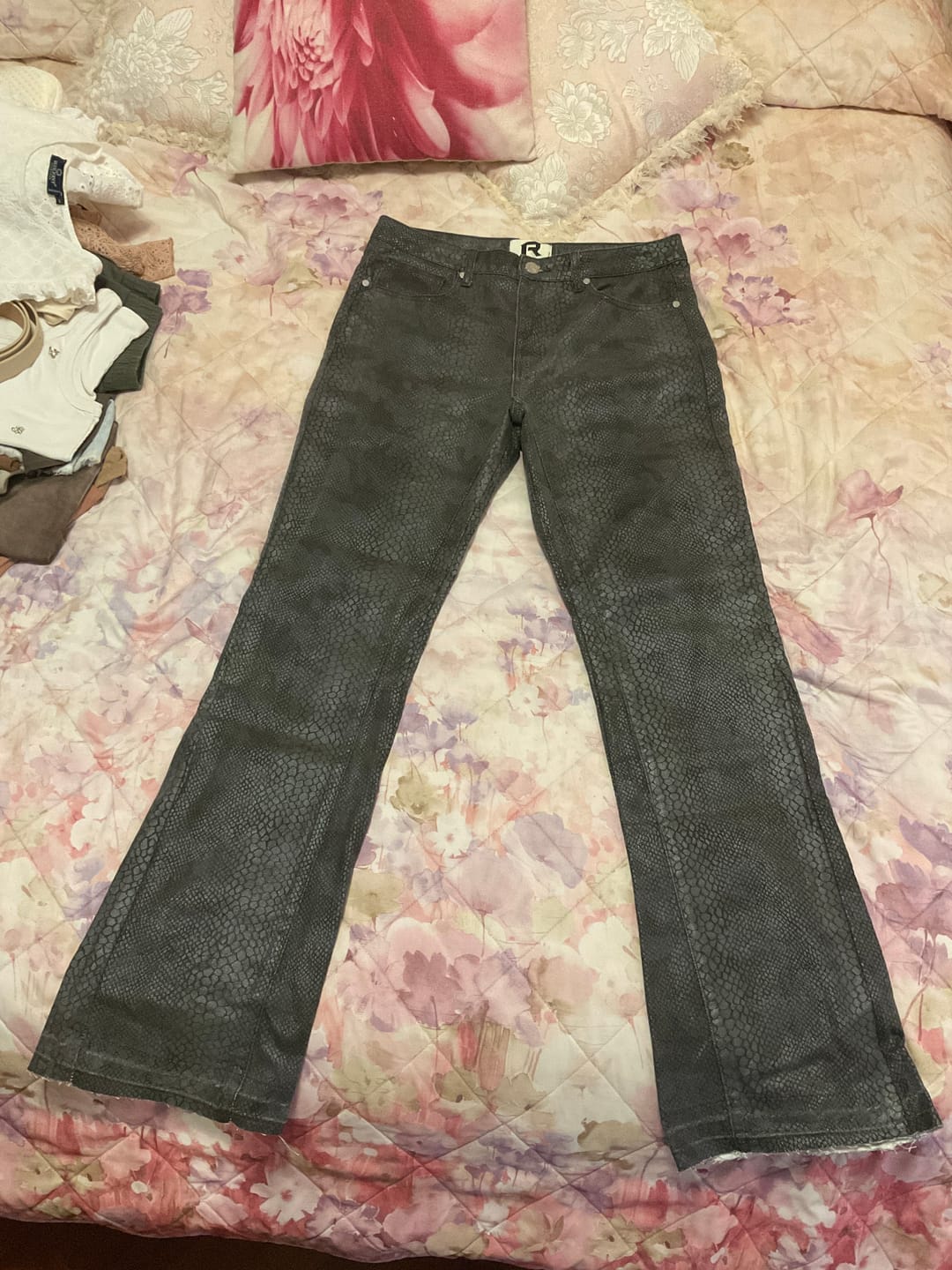Customer photo review of Python Camo Denim - Black