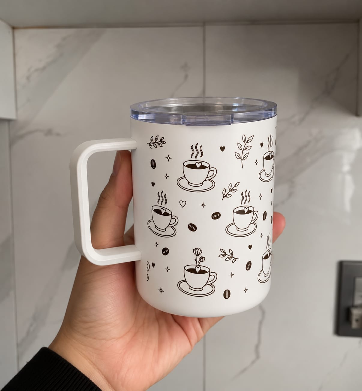 Customer photo review of Workday Fuel Insulated Mug