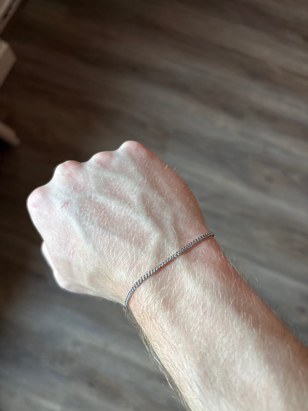 Customer photo review of cuban Bracelet 2MM (silver)