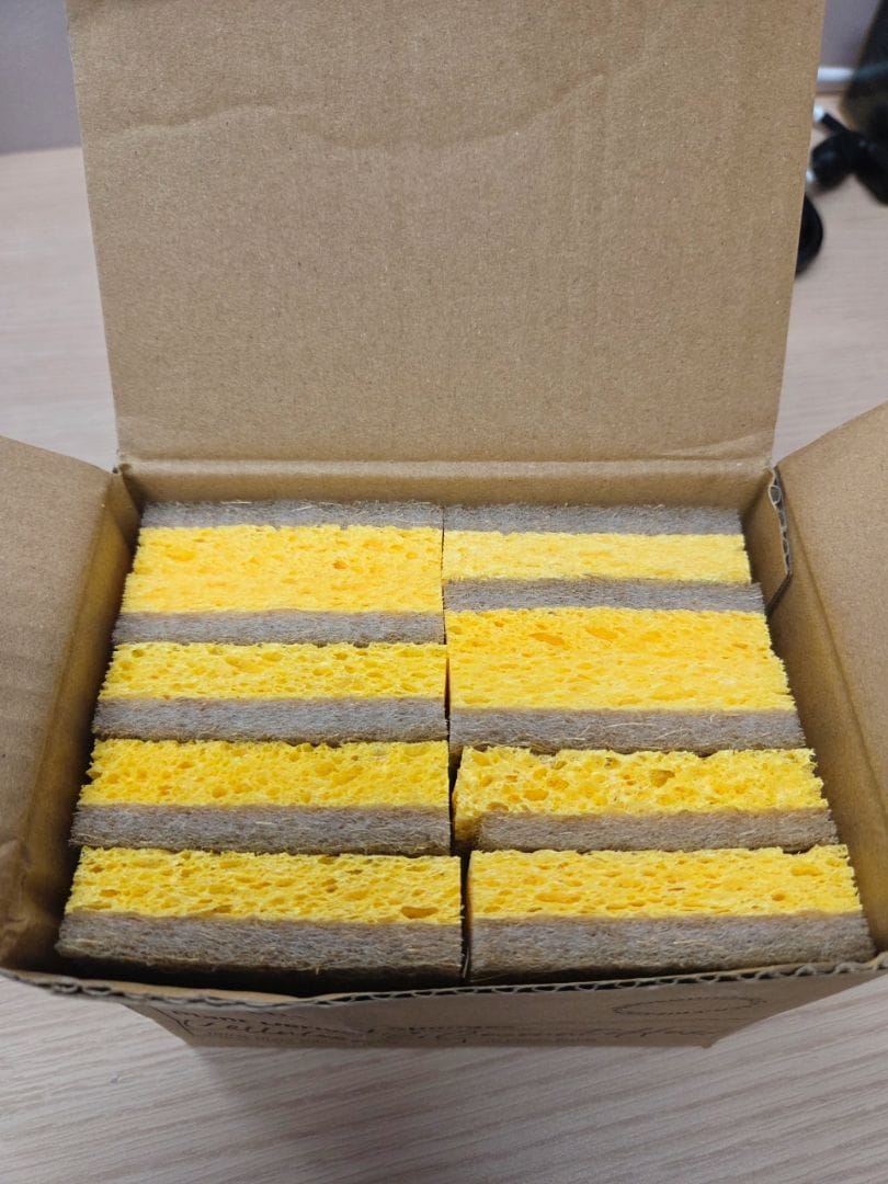 Customer photo review of Plant Derived Sponges