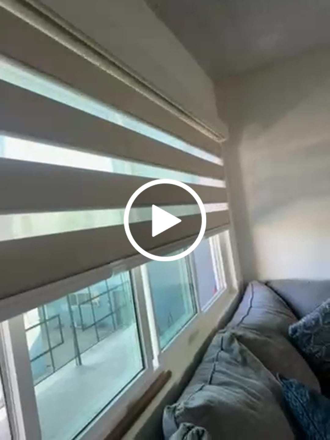Customer video review of Chelsea Cordless Dual Layer Zebra Shades