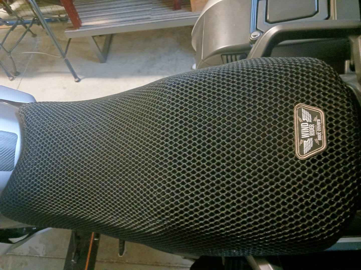Customer photo review of Wind Rider Seat Cover