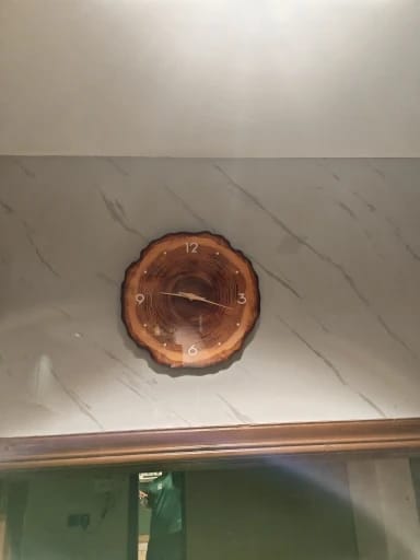 Customer photo review of Heartwood Wall Clock