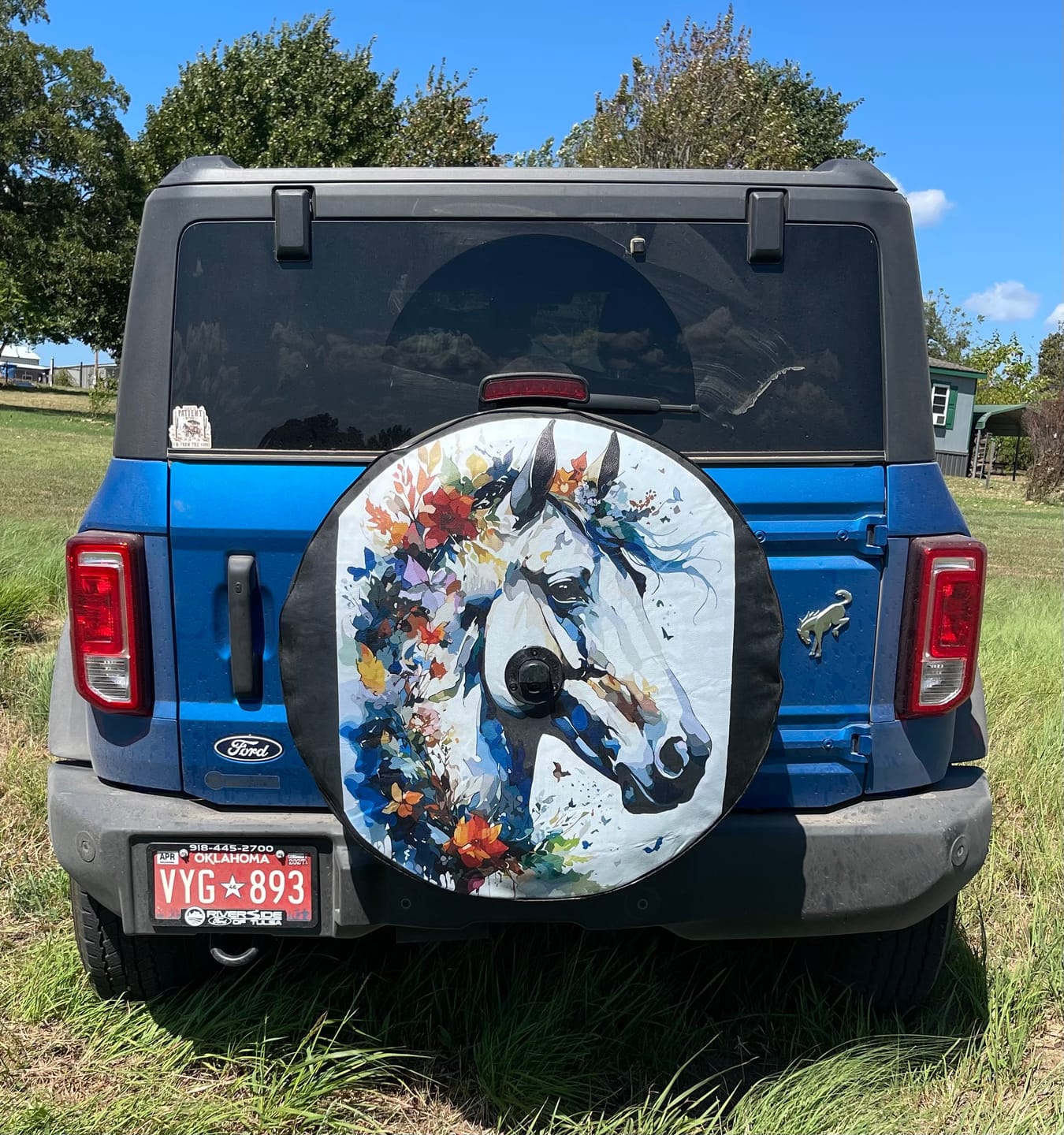 Customer photo review of CUSTOM Ford Bronco Tire Cover