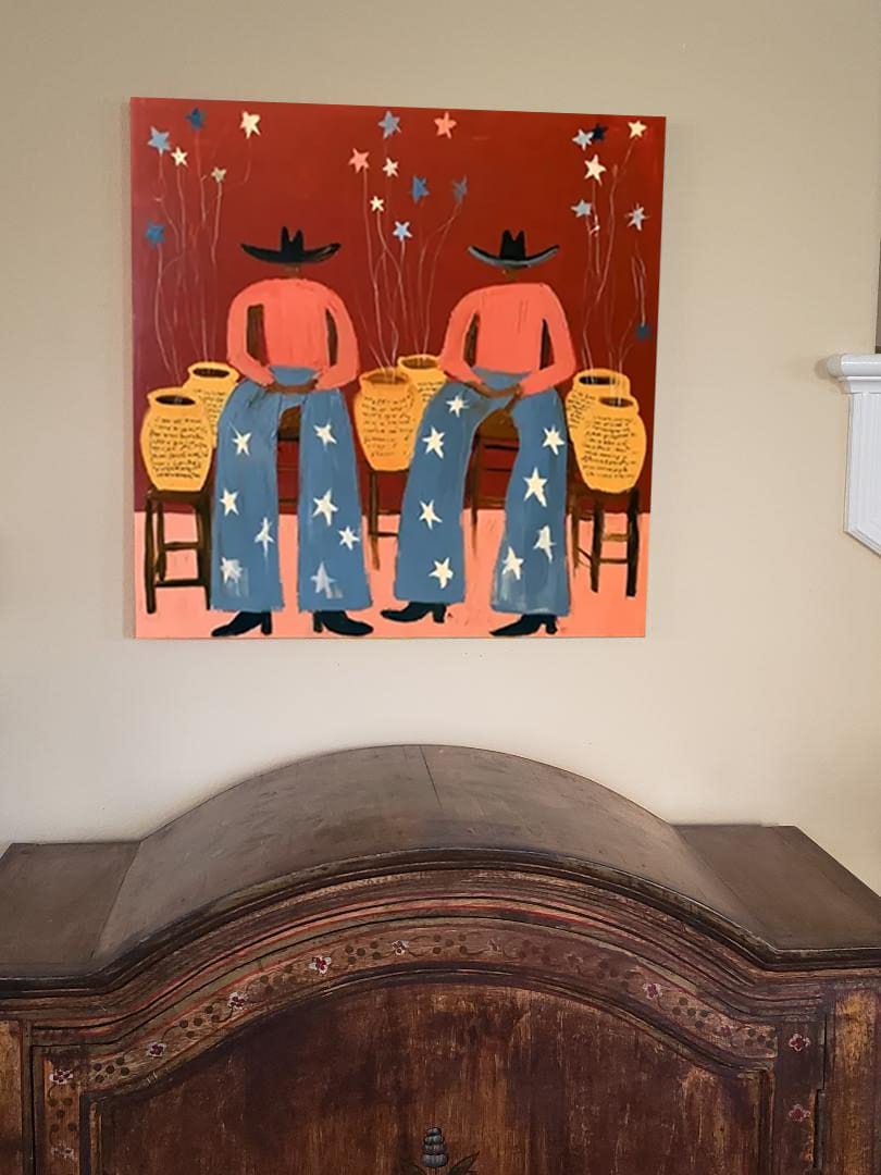 Customer photo review of Vintage Americana Art Stellar Whisper#VA089