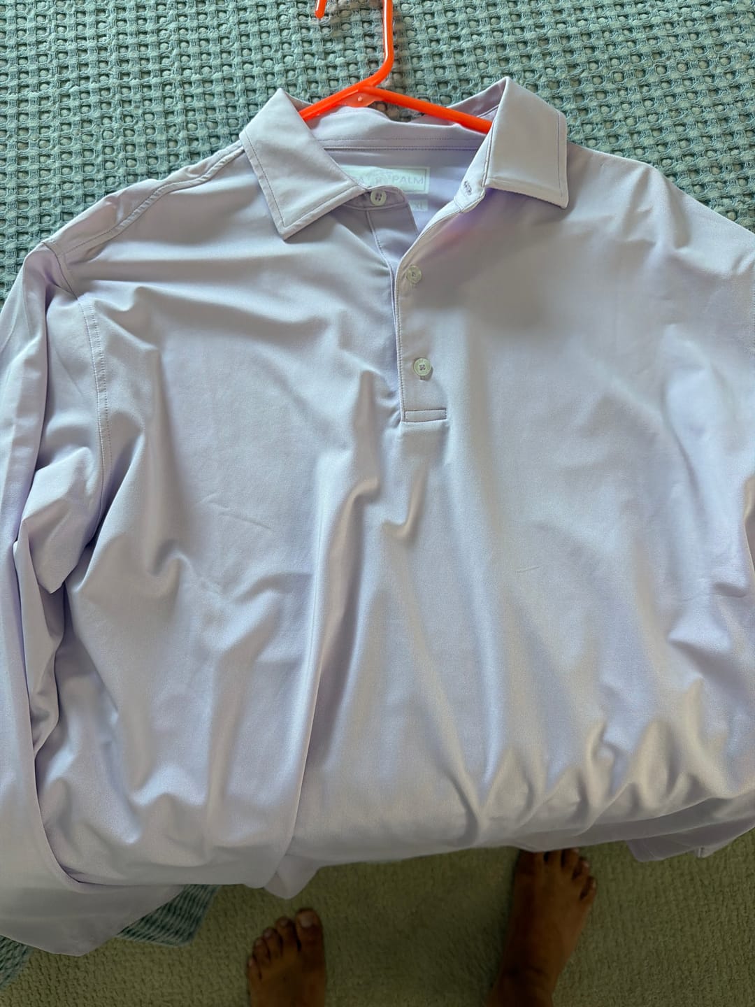 Customer photo review of Silky Soft Polo Long Sleeve