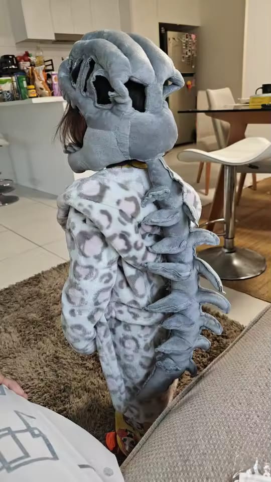 Customer photo review of Ashton SnuggleSaurus
