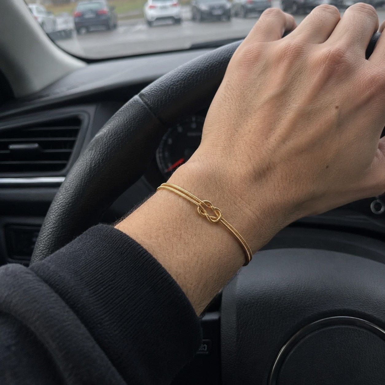 Customer photo review of Knot Couple Bracelet