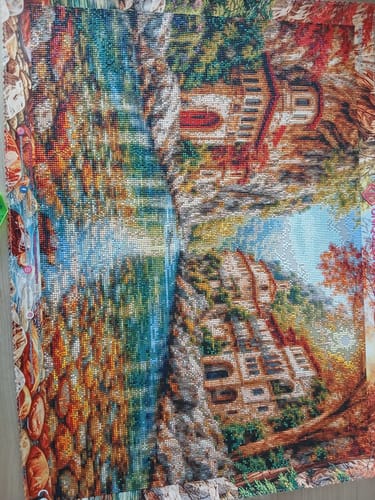 Customer photo review of 5D Diamond Painting – Serenity Cove