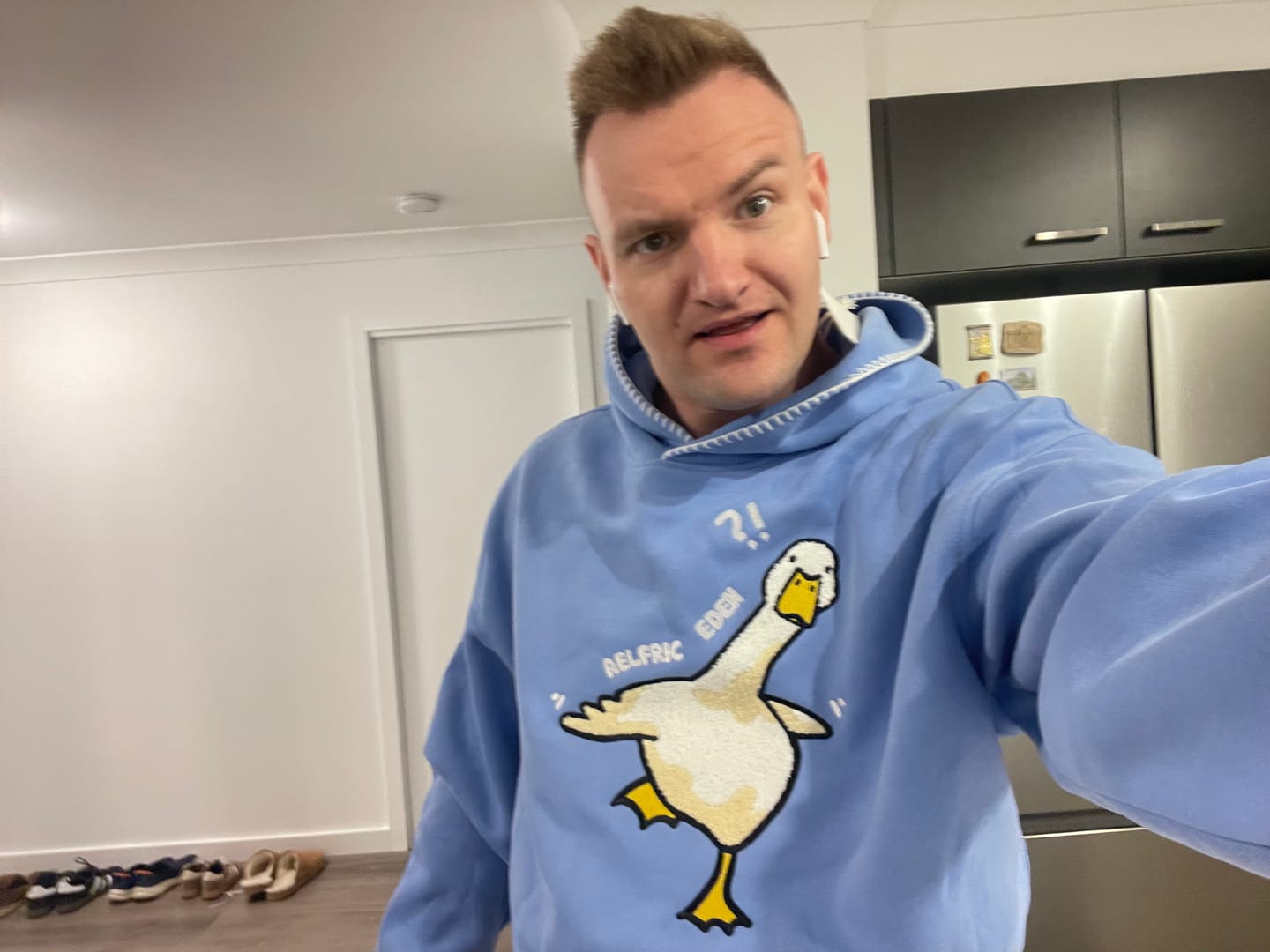 Customer photo review of Aelfric Eden Oversized Duck Pullover Hoodie