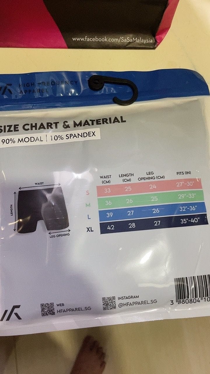 Customer photo review of Modal Cooling Boxer Briefs