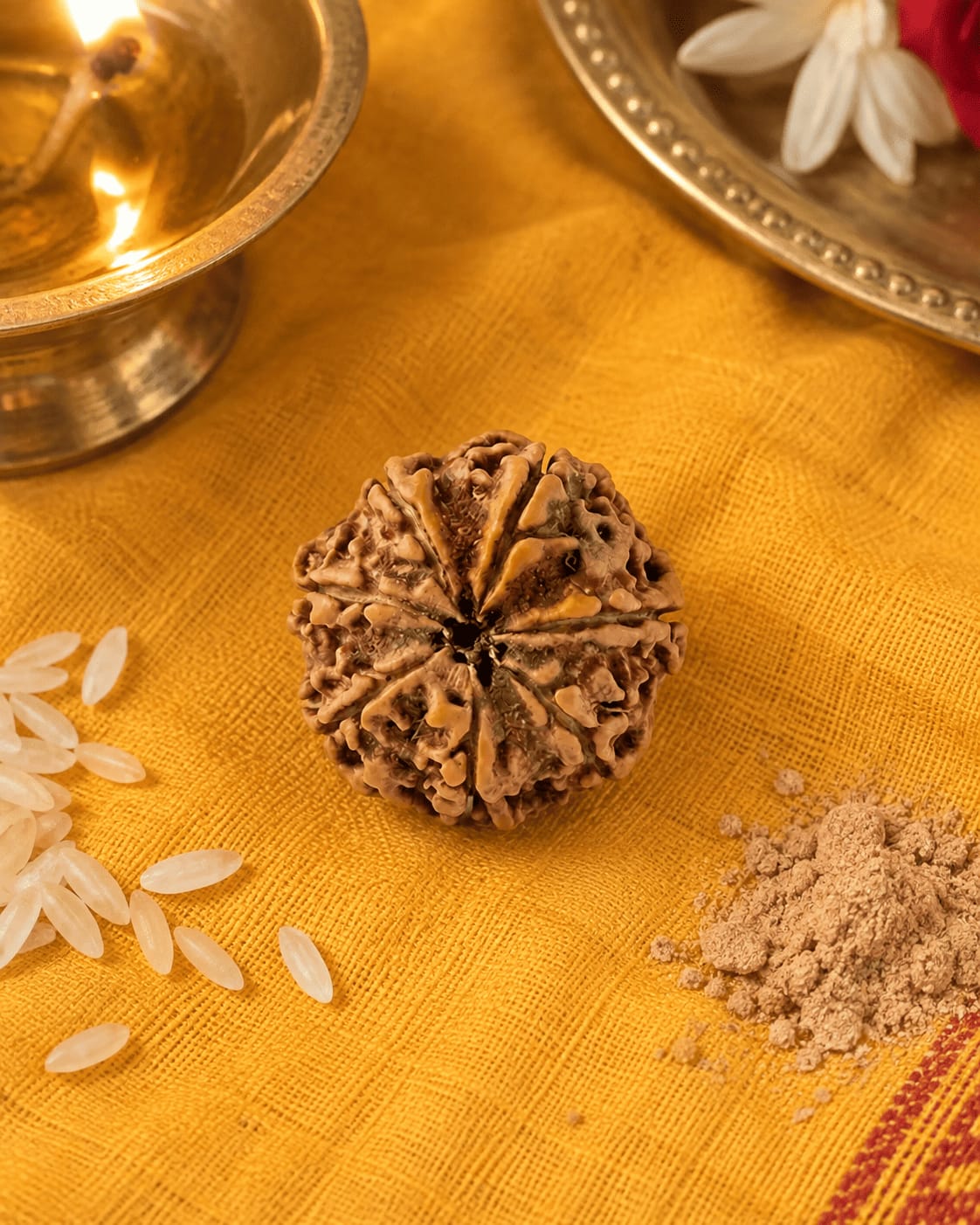 Customer photo review of 7 Mukhi Rudraksha (Nepali)