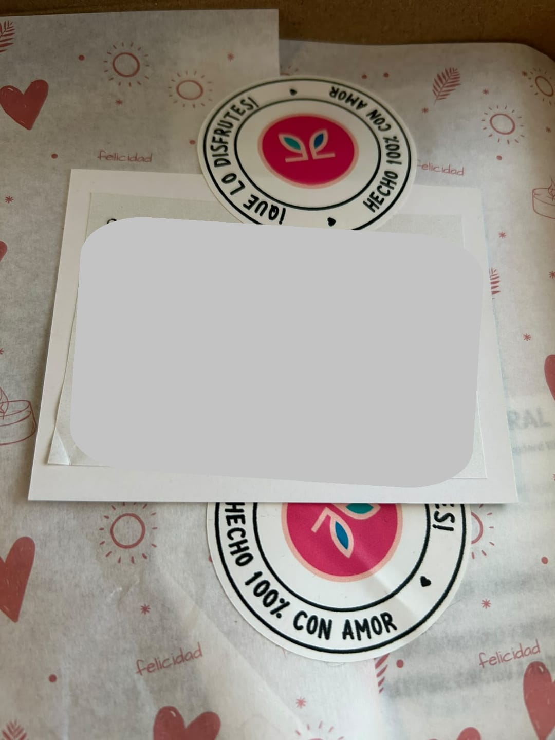 Customer photo review of Caja Dulces Sueños en Seda | Funda, Antifaz y Parches