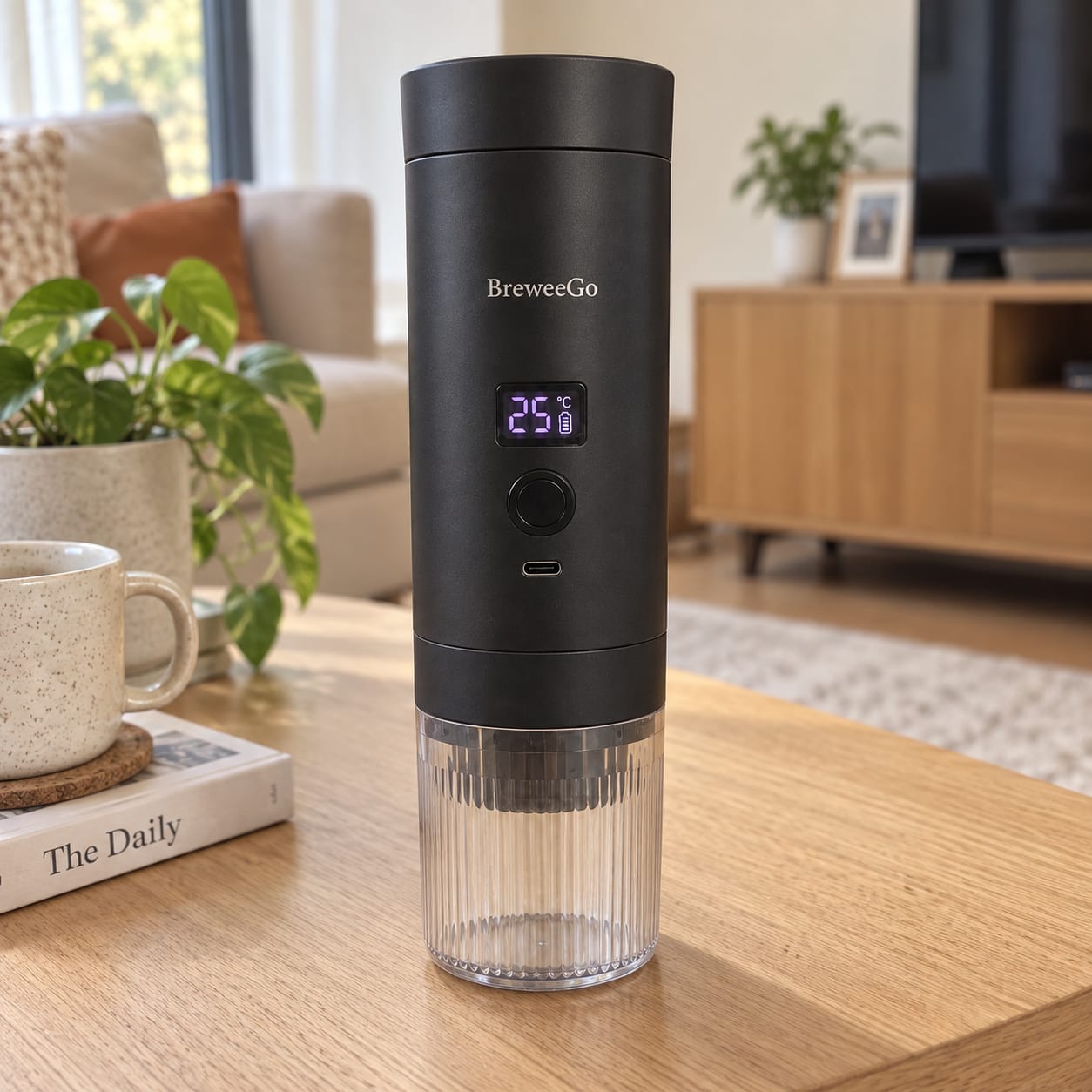 Customer photo review of BreweeGo Portable Coffee Maker