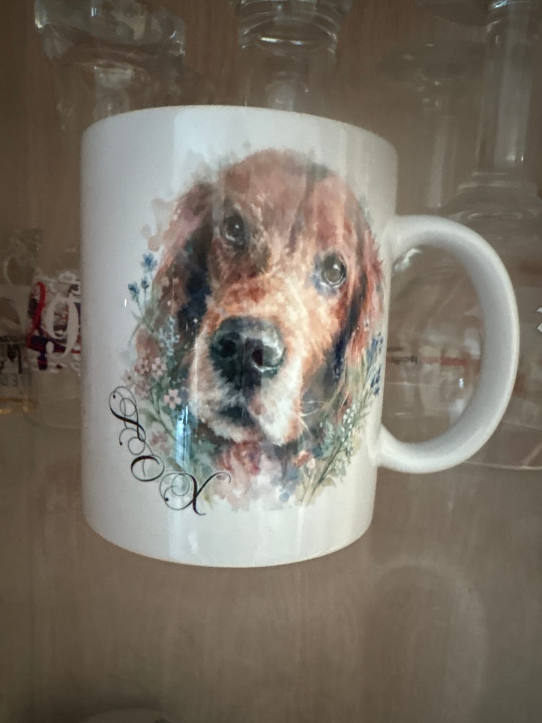 Customer photo review of Aquarell - Mug personnalisé