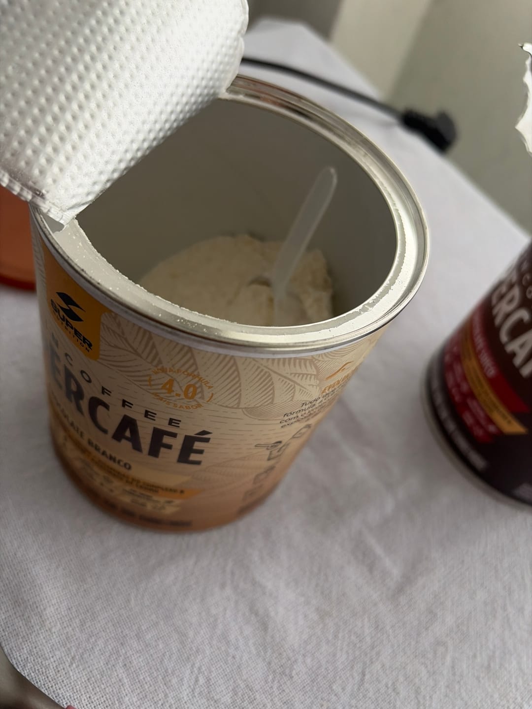 Customer photo review of Supercafé Chocolate Branco