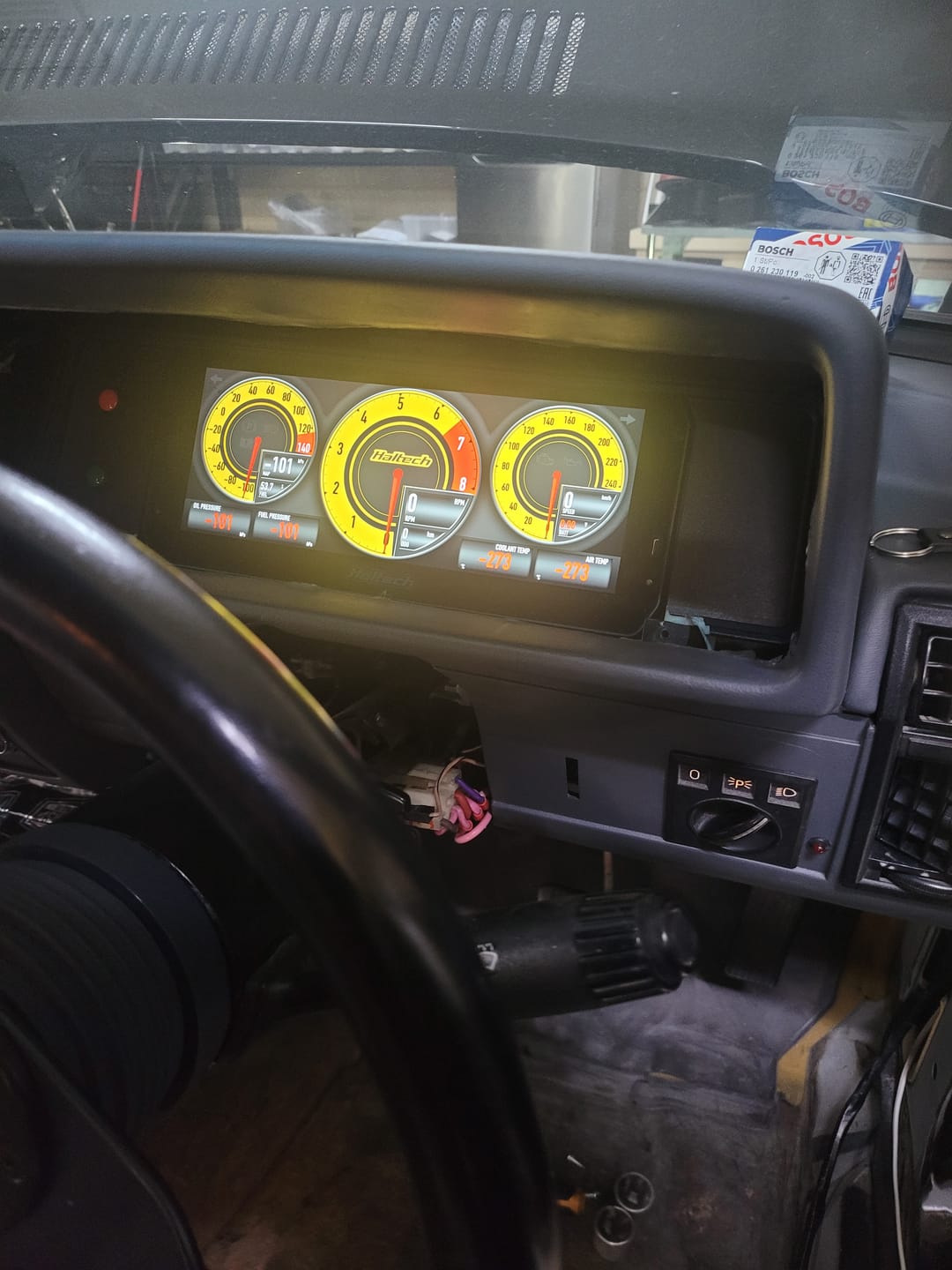 Customer photo review of Haltech uC-10 uC10 Dash Cluster Mount (display sold separately)