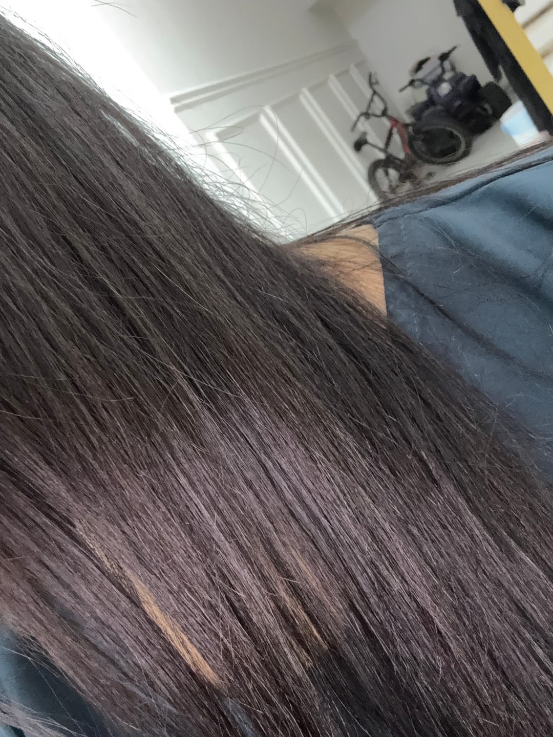 Customer photo review of Nanoplex Arginina™ Hair Straightening Nanoplastia Treatment Set 1L