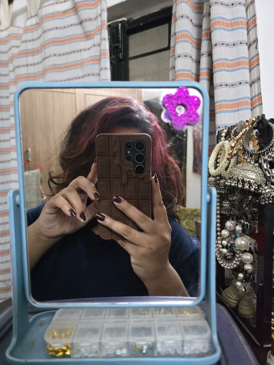 Customer photo review of Samsung Brown Pre-Order 3D Cute Chocolate Keyboard Rubber Silicone Case