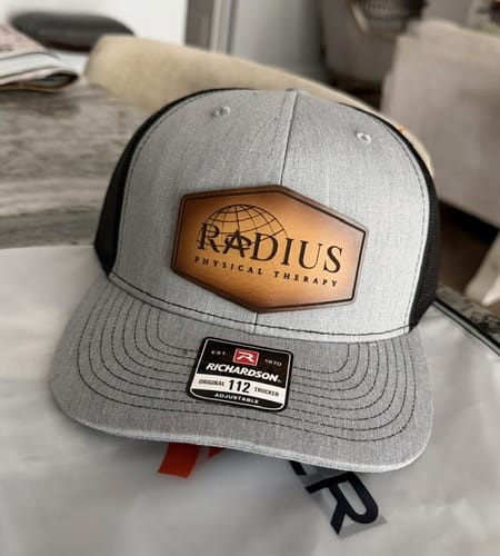 Customer photo review of Richardson 112 Custom Leather Patch Hats